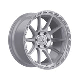 1 X TIS 563BS 17X9 6X135 87 Hub -12 Offset Silver Wheel Rim