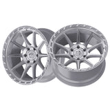 1 X TIS 563BS 17X9 5X5.00 78 Hub -12 Offset Silver Wheel Rim