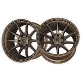 1 X TIS 563BZ 22X10 8X180 124.3 Hub -19 Offset Bright Satin Bronze Wheel Rim