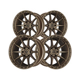 1 X TIS 563BZ 18X9 6X5.50 106.1 Hub +00 Offset Bright Satin Bronze Wheel Rim