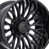1 X TIS 565B 20X9 6X135 87.1 Hub 0 Offset Gloss Black & Painted lip logo Wheel Rim