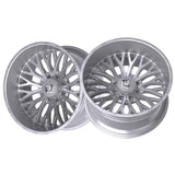 1 X TIS 565BSM 22X12 8X170 125.2 Hub -44 Offset Brushed Silver & Milled Wheel Rim
