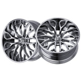 1 X TIS 565C 20X12 6X5.50 106.2 Hub -44 Offset Chrome Plated Wheel Rim
