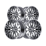 1 X TIS 565C 20X12 6X135 87.1 Hub -44 Offset Chrome Plated Wheel Rim