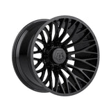 1 X TIS 566B 20X9 6X135 87.1 Hub +18 Offset Gloss Black & Painted lip logo Wheel Rim