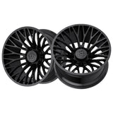1 X TIS 566B 20X10 8X6.50 125.2 Hub -24 Offset Gloss Black & Painted lip logo Wheel Rim