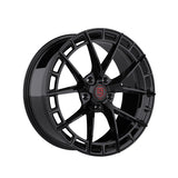 1 X TIS Motorsports 504B 20X8.5 5X4.50 73.1 Hub +35 Offset Gloss Black Wheel Rim