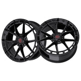 1 X TIS Motorsports 504B 22X10 6X135 87.1 Hub +24 Offset Gloss Black Wheel Rim