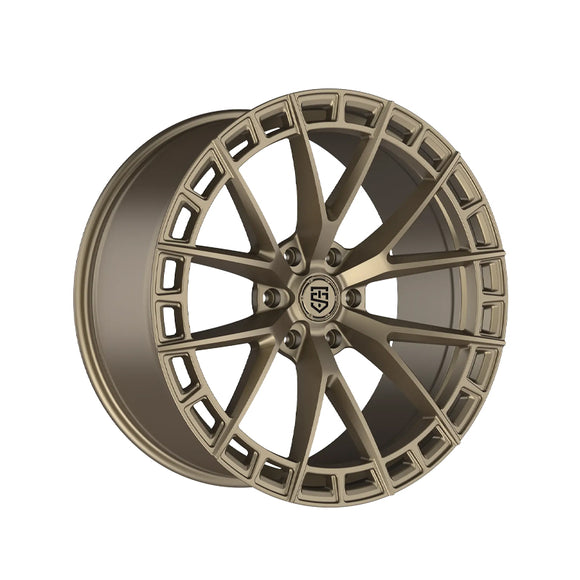 1 X TIS Motorsports 504BZ 22X10 6X135 87.1 Hub +24 Offset Bright Satin Bronze Wheel Rim
