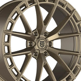 1 X TIS Motorsports 504BZ 22X10 6X5.50 106.2 Hub +24 Offset Bronze Wheel Rim