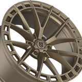 1 X TIS Motorsports 504BZ 22X10 6X5.50 106.2 Hub +24 Offset Bronze Wheel Rim