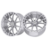 1 X TIS Motorsports 504MS 22X10 6X135 87.1 Hub +24 Offset Machined & Silver Wheel Rim