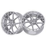 1 X TIS Motorsports 504S 18X8 5X120 73.1 Hub +35 Offset Silver Wheel Rim