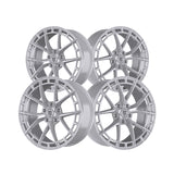 1 X TIS Motorsports 504S 17X7.5 5X120 73.1 Hub +35 Offset Silver Wheel Rim