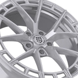1 X TIS Motorsports 504S 18X8 5X4.50 73.1 Hub +35 Offset Silver Wheel Rim