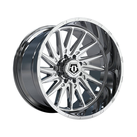 1 X TIS 547C 18X9 6X135 106.2 Hub +18 Offset Chrome Plated Wheel Rim