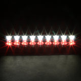 Coolstuffguru Compatible with Ford F150 Chrome Headlights+Black Tail Lights+Smoke LED 3rd Brake Lamp