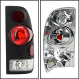 Coolstuffguru Compatible with Ford F150 Styleside Chrome SMD LED Headlights+Black 3D Tail Brake Lamps