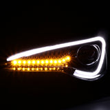 Coolstuffguru Compatible with Scion FR-S Toyota 86 LED Jet Black Projector Headlights+LED Tail Lamps