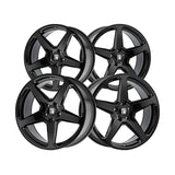 1 X TOUREN TF96 20X9 5-114.3 73.1 Hub 35 Offset Black Wheel Rim