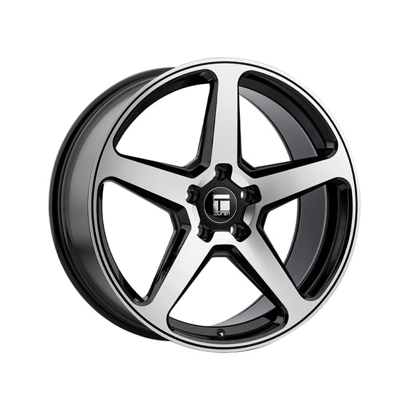 1 X TOUREN TF96 20X9 5-112 66.6 Hub 35 Offset Black Wheel Rim