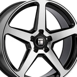 1 X TOUREN TF96 20X9 5-120 72.56 Hub 35 Offset Black Wheel Rim