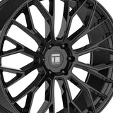 1 X TOUREN TR08 24X10 6x139.7 106.1 Hub 25 Offset Gloss Black Wheel Rim