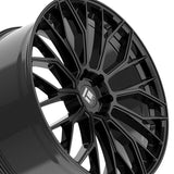 1 X TOUREN TR08 24X10 6x139.7 106.1 Hub 25 Offset Gloss Black Wheel Rim