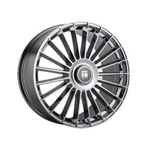 1 X TOUREN TR10 24X10 6-135/6-139.7 87.1 Hub 25 Offset Chrome Wheel Rim