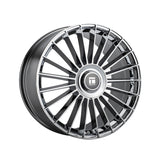 1 X TOUREN TR10 24X10 6-135/6-139.7 87.1 Hub 25 Offset Chrome Wheel Rim