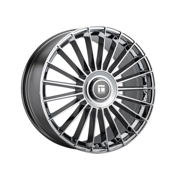 1 X TOUREN TR10 26X10 6-135/6-139.7 87.1 Hub 25 Offset Chrome Wheel Rim