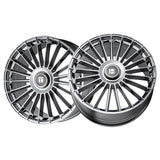 1 X TOUREN TR10 24X10 6-135/6-139.7 87.1 Hub 25 Offset Chrome Wheel Rim