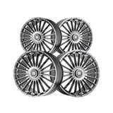 1 X TOUREN TR10 24X10 6-135/6-139.7 87.1 Hub 25 Offset Chrome Wheel Rim