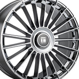 1 X TOUREN TR10 24X10 6-135/6-139.7 87.1 Hub 25 Offset Chrome Wheel Rim