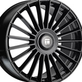 1 X TOUREN TR10 22X9 6-135/6-139.7 87.1 Hub 20 Offset Black Wheel Rim