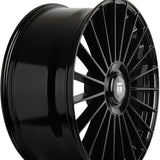 1 X TOUREN TR10 24X10 5-112/5-120 74.1 Hub 35 Offset Black Wheel Rim