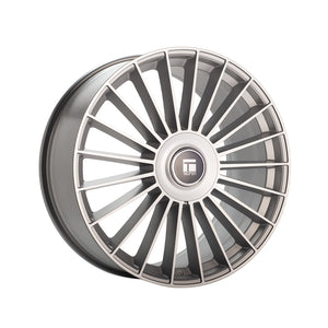 1 X TOUREN TR10 22X9 5-115/5-139.7 78.1 Hub 20 Offset Silver Wheel Rim