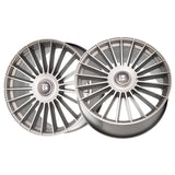 1 X TOUREN TR10 24X10 6-135/6-139.7 87.1 Hub 25 Offset Silver Wheel Rim