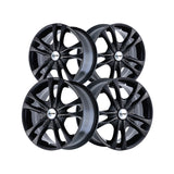 1 X TOUREN TR22 16X7 5-105/5-114.3 72.62 Hub 40 Offset Black Wheel Rim