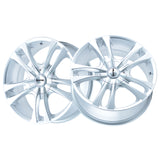 1 X TOUREN TR22 16X7 5-105/5-114.3 72.62 Hub 40 Offset Silver Wheel Rim