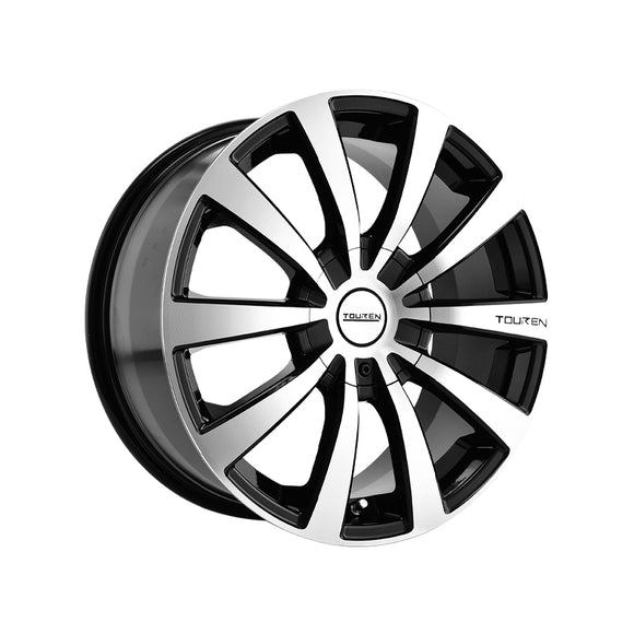 1 X TOUREN TR3 18X8 5-114.3/5-120 74.1 Hub 20 Offset Black Wheel Rim