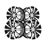 1 X TOUREN TR3 17X7 5-112/5-120 72.62 Hub 40 Offset Black Wheel Rim