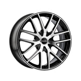 1 X TOUREN TR60 16X7 4-100/4-114.3 67.1 Hub 42 Offset Black Wheel Rim