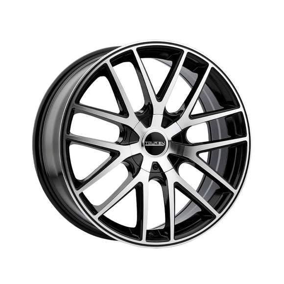 1 X TOUREN TR60 20X8.5 5-115/5-120 74.1 Hub 20 Offset Black Wheel Rim