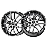 1 X TOUREN TR60 20X8.5 5-115/5-120 74.1 Hub 20 Offset Black Wheel Rim