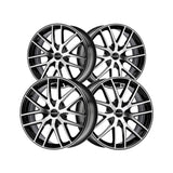 1 X TOUREN TR60 20X8.5 5-112/5-120 72.62 Hub 40 Offset Black Wheel Rim