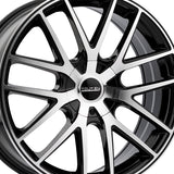 1 X TOUREN TR60 17X7.5 5-112/5-120 72.62 Hub 42 Offset Black Wheel Rim