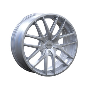 1 X TOUREN TR60 17X7.5 5-112/5-120 72.62 Hub 42 Offset Silver Wheel Rim