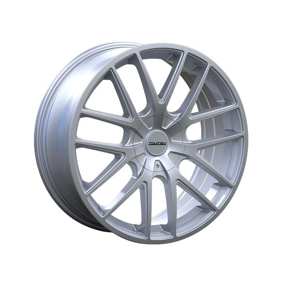 1 X TOUREN TR60 17X7.5 5-108/5-114.3 72.62 Hub 42 Offset Silver Wheel Rim