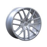 1 X TOUREN TR60 17X7.5 5-108/5-114.3 72.62 Hub 42 Offset Silver Wheel Rim